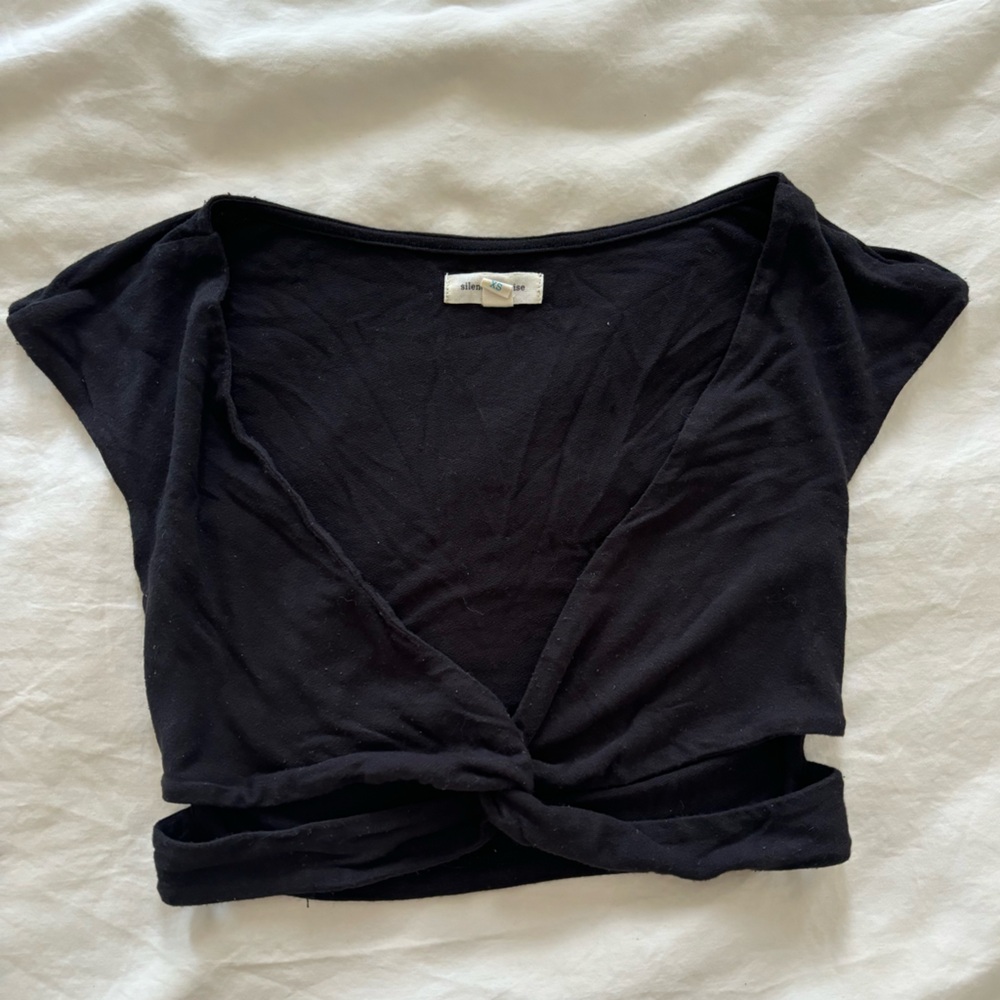 Silence & noise crop bralette top